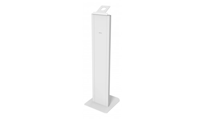 Floor stand DELTACO OFFICE with anti-theft enclosure for iPad 9.7/10.2, white / ARM-0513