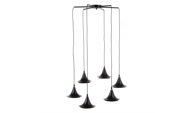 Ceiling Light 51,5 x 51,5 x 100 cm Black Golden Metal Ø 18,5 cm