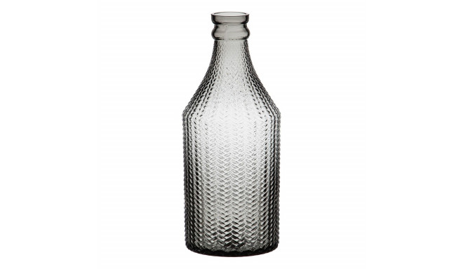 Vase 11,7 x 11,7 x 30 cm Grey Glass