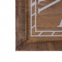 Sienas pulkstenis Dabisks Egles koksne 60 x 5 x 60 cm