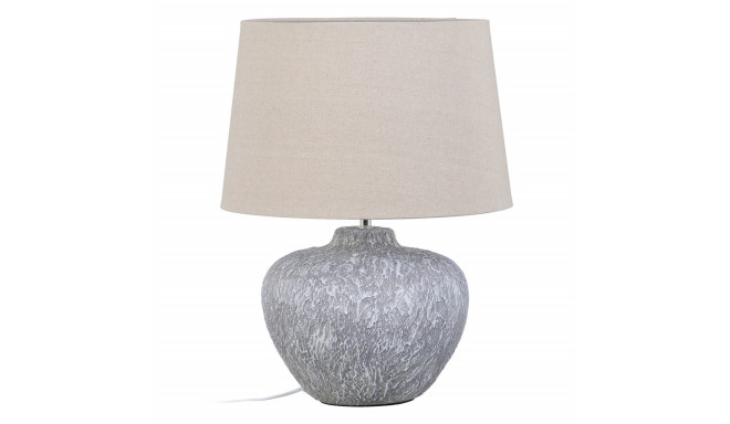 Desk lamp Grey Linen Ceramic 40 W 220 V 240 V 220-240 V 40 x 40 x 55 cm