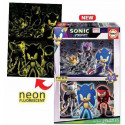 2 Pužļu Komplekts Educa Neon Sonic 100 Daudzums