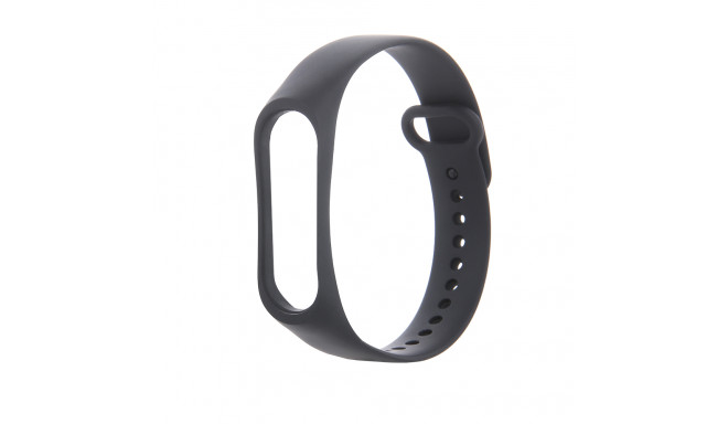 TelForceOne watch strap Silicone Band Xiaomi Mi Band 3/4, black