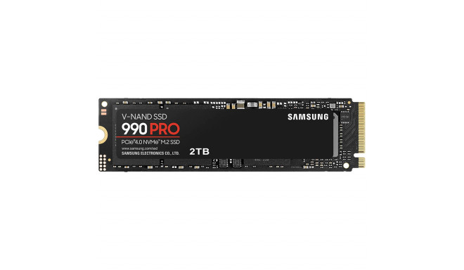 Samsung SSD 2TB M.2 PCIEx4 PCI Gen4.0 990 Pro without Heatsink 1200 TBW 5 yrs