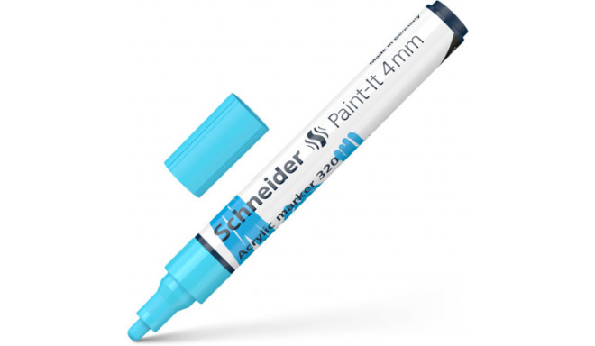 Akrüülmarker SCHNEIDER Paint-it 320, 4mm, pastelne sinine