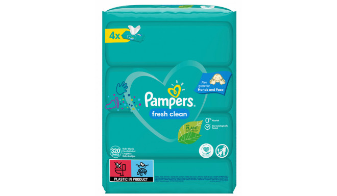 PAMPERS niisked salvrätikud Fresh Clean 4x80tk