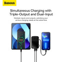 Power Bank BASEUS QPow - 10 000mAh LCD Quick Charge PD 20W with cable to Lightning 8-pin black PPQD0