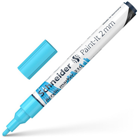 Akrüülmarker SCHNEIDER Paint-it 310, 2mm, pastelne sinine