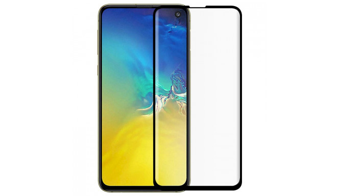 Fusion Full Glue 5D Tempered Glass Full Coveraged with Frame Samsung G970 Galaxy S10e Black