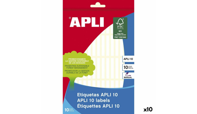 Uzlīmes Apli Balts 10 Loksnes 5 x 35 mm (10 gb.)