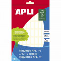 Self adhesive labels Apli 8 x 20 mm Balts 10 Loksnes (10 gb.)