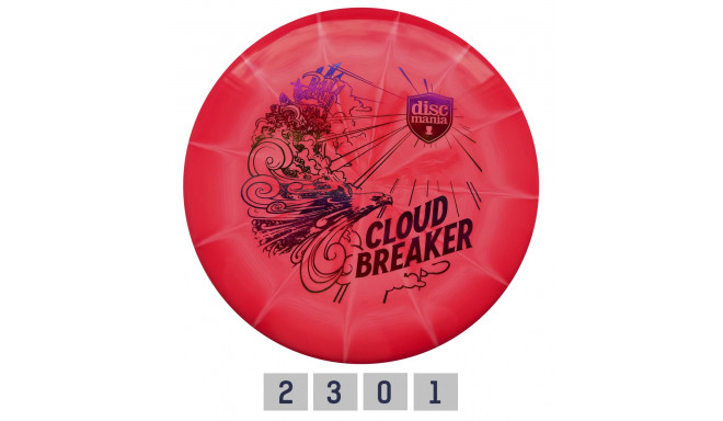 Discgolf DISCMANIA Putter LUX VAPOR Cloud Breaker April Jewels Sinine/Valge 2/3/0/1