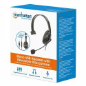 Manhattan Mono Over-Ear Headset (USB), Reversible Microphone Boom (padded), Retail Box Packaging, In