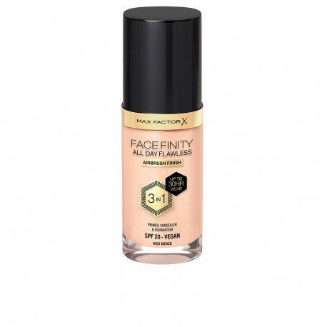 Max Factor meigialuskreem, peitekreem ja jumestuskreem Facefinity 3in1 30ml, #55-beež