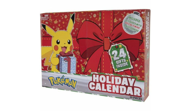 Рождественский календарь Bandai Pokémon 39 Предметы