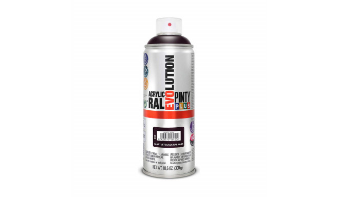 Pihustivärv Pintyplus Evolution RAL 9005 400 ml Matt Jet Black