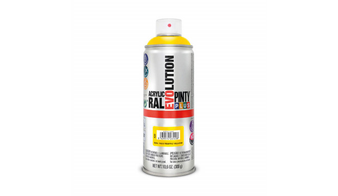 Spray paint Pintyplus Evolution RAL 1023 300 ml Traffic Yellow