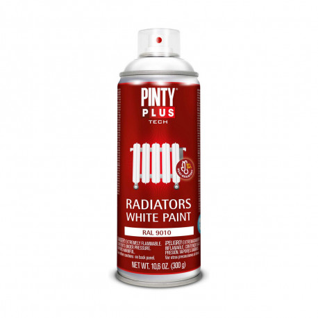Pihustivärv Pintyplus Tech RAL 9010 400 ml Radiaator Valge