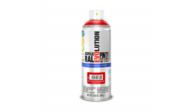 Pihustivärv Pintyplus Evolution RAL 3020 400 ml Veepõhine Traffic Red