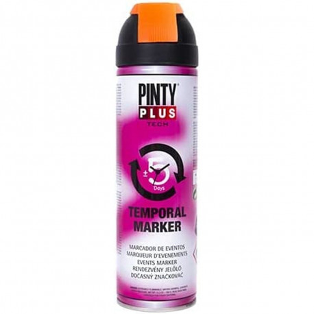 Pihustivärv Pintyplus Tech T143 Ajutine Oranž 500 ml