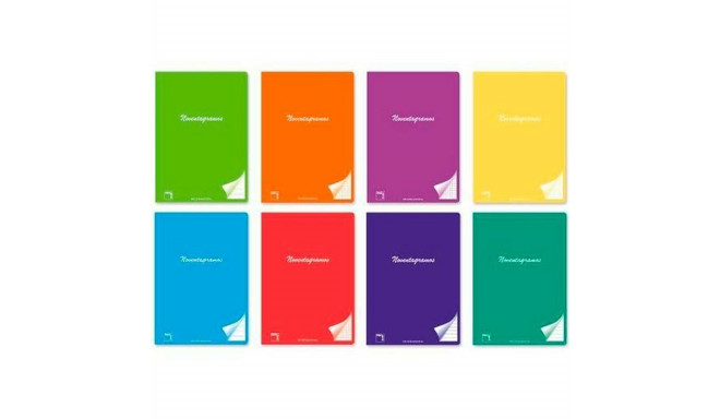 Notebook Pacsa Multicolour A4 48 Sheets 5 mm Printed grid (6 Pieces)