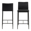 Counter chair DEMINA dark grey