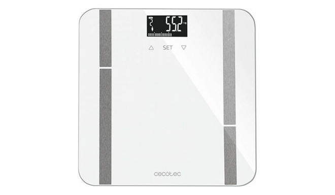 Digital Bathroom Scales Cecotec TP-8435484040884_229705_Vendor White Glass Stainless steel 180 kg Ba