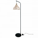 Напольный светильник DKD Home Decor Чёрный Металл Коричневый ротанг (40 x 40 x 160 cm)