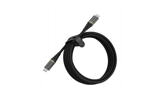 OTTERBOX PREMIUM CABLE USB C-C 3M PD FAST CHARGE BLACK