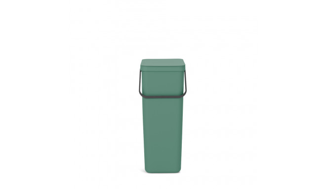 Prügikast 40L, Brabantia, Sort/Go kaanega, L-34.1 x S-26.7 x K-62.0cm/Fir Green, tumeroheline plasti