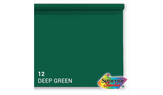 Superior papīra fons 12 Deep Green 2.72 x 11m