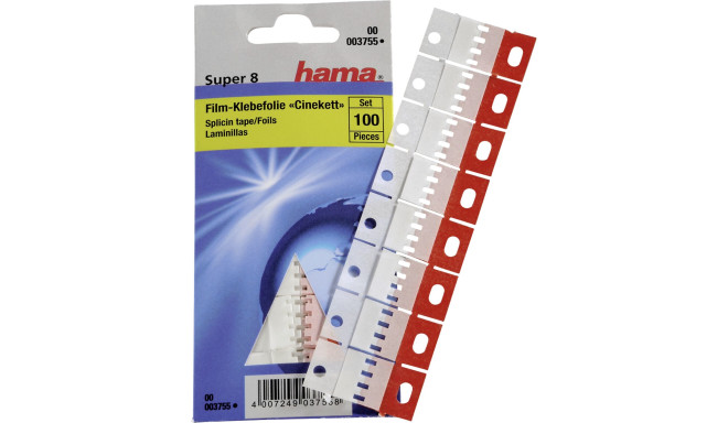 Hama Film Splicing Tape Cinekett S 8   100pcs               3755