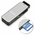 Hama USB 3.0 Multi Card Reader SD/microSD Alu black/silver