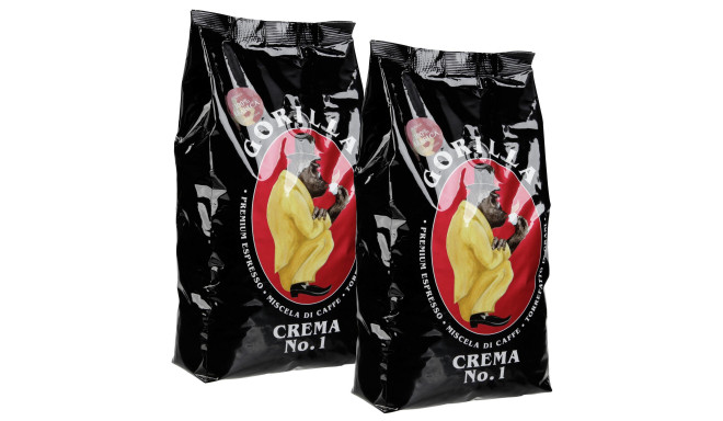 Joerges Gorilla Crema No.1 2 Kg Beans Set