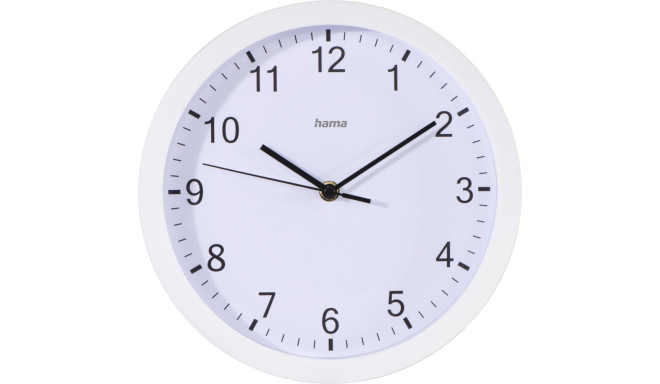Hama Wall Clock Pure 25cm silent, white 186341