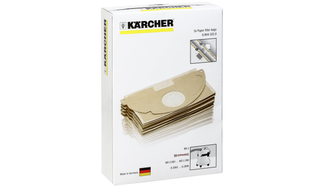 Kärcher dust bag MV 2 Series 5pcs