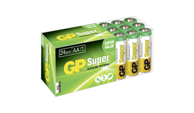 GP battery Super Alkaline AA Super Value 1x24pcs (03015AB24)