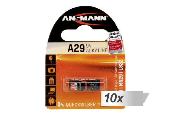 Ansmann battery A 29 LR 29 10x1pcs