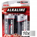 Ansmann patarei Alkaline Mono D LR 20 red-Line 10x2tk