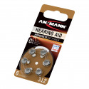 Ansmann battery Zinc-Air 312 (PR41) Hearing Aid 10x6pcs