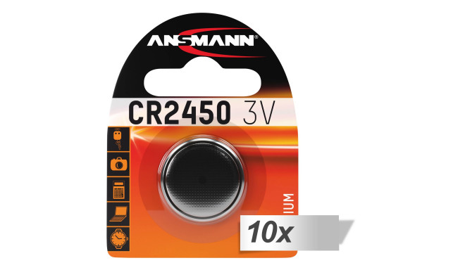 Ansmann battery CR 2450 10x1pcs