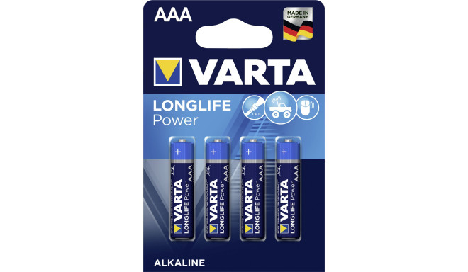 Varta battery Longlife Power Micro AAA LR03 10x4pcs