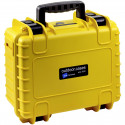 B&W Outdoor Case Type 3000 yellow with pre-cut foam insert
