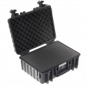 B&W Outdoor Case Type 5000 black with pre-cut foam insert