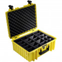 B&W Outdoor Case Type 6000 yellow padded partition insert