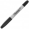 1x8 Sharpie Twin Tip Permanent- marker UF + F 8 colours