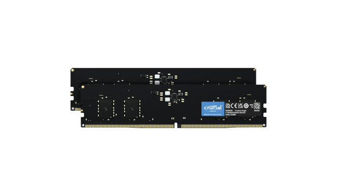 Crucial RAM DDR5-4800 Kit 16GB 2x8GB UDIMM CL40 (16Gbit)