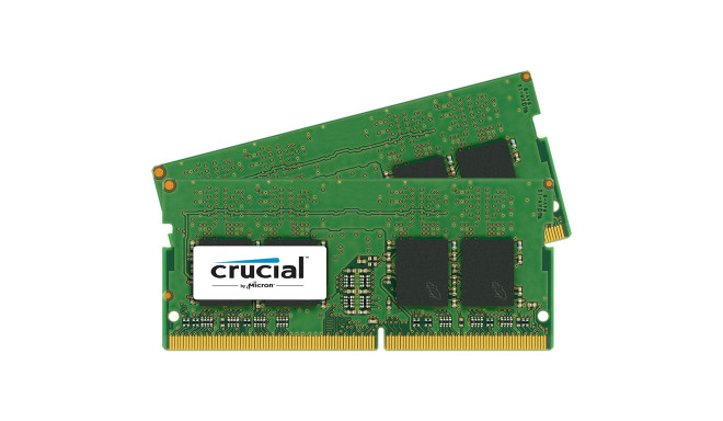Crucial RAM DDR4-2400 Kit 8GB 2x4GB SODIMM CL17 (4Gbit)