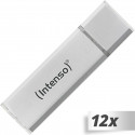 Intenso flash drive 8GB Alu Line USB 2.0, silver 12pcs