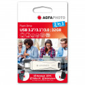 AgfaPhoto USB 3.0 2in1      32GB USB-TypeC